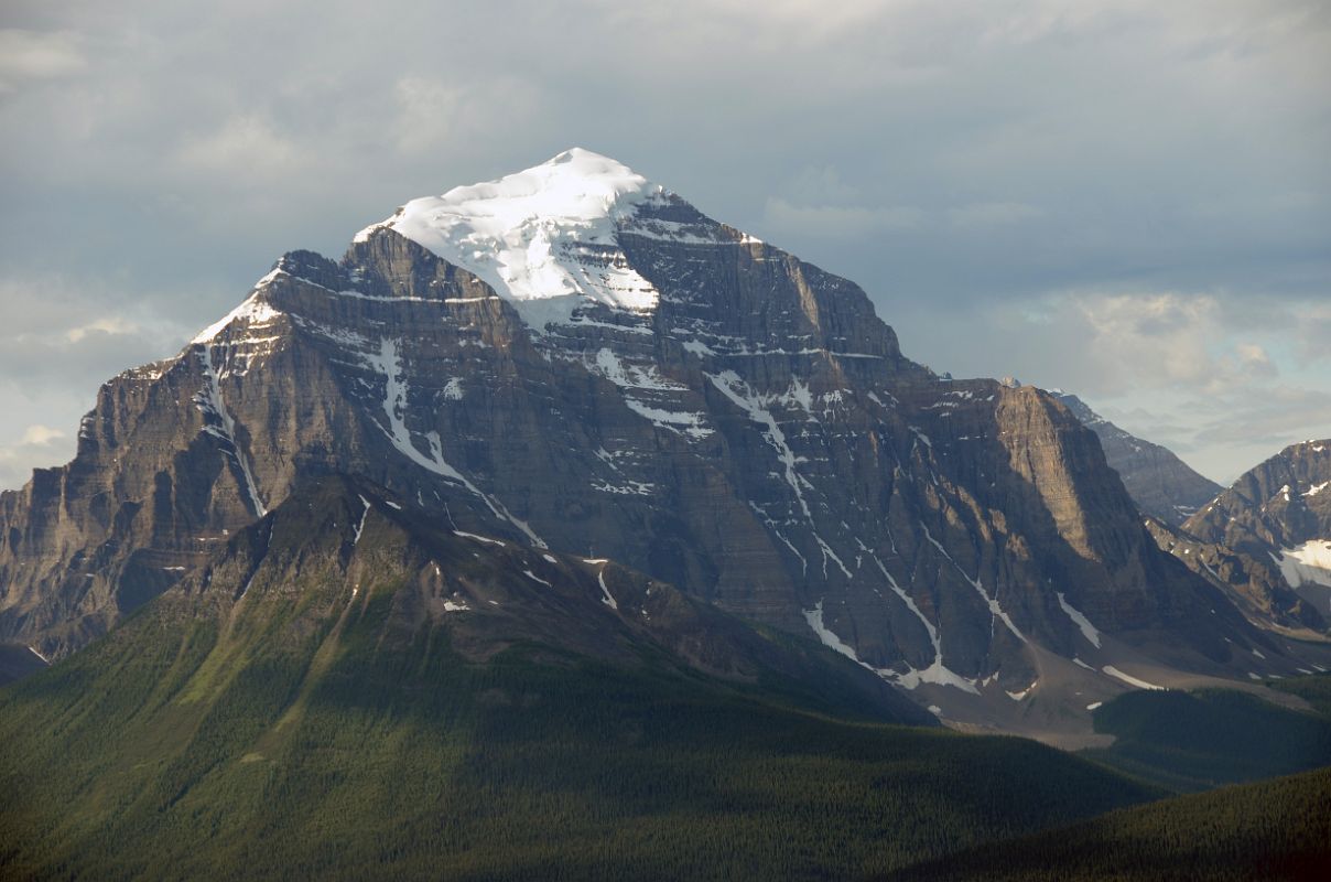 10 Mount Temple From Top Of Gondola At Lake Louise Ski Area In Summer